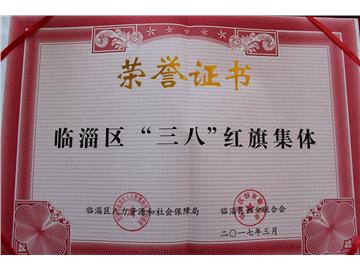 临淄区民生热线服务中心获“三八”红旗集体荣誉称号